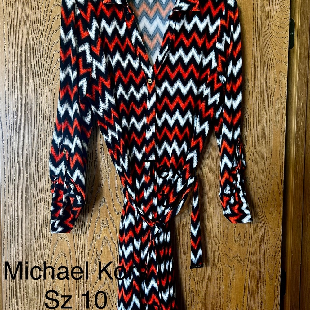 Michael Kors Black Long Sleeve Dress